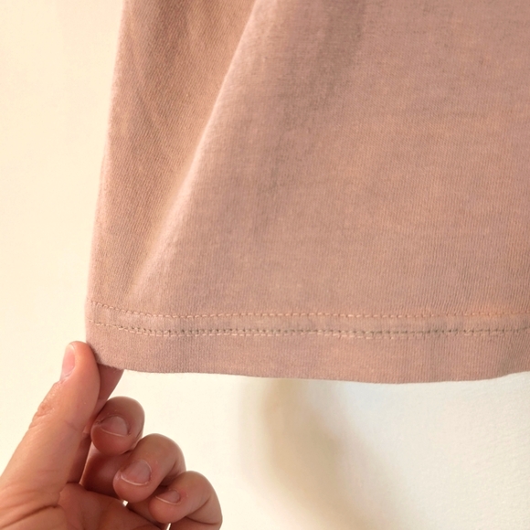 OKAYOK Iridescent Squiggles Dusty Rose Boxy Tee (M) - Picture 13 of 14